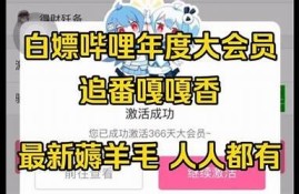获取2023年B站激活码攻略，教你轻松白嫖抖阴福利！